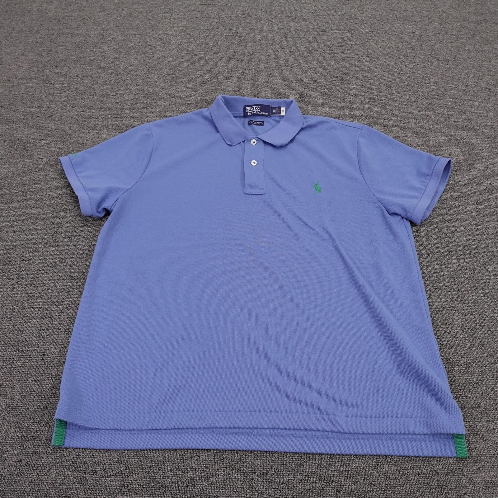 Polo By Ralph Lauren Polo Shirt Youth Xl Blue Earth Pony Logo Short Sleeve